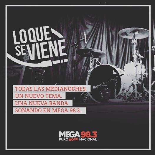DamentalProduc's tweet photo. Banda destacada de la semana #DejaVU en #LoQueSeViene @Mega983  

Agradecemos el espacio y la posiblidad!! #DejaVu https://t.co/nAV8hLLPKU