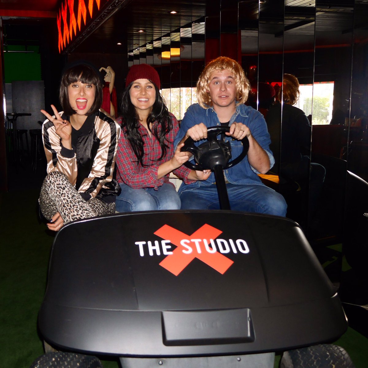 It's always a good time when the #SaturdayDisney team are in the building 😜 <a href="/candicedixon1/">Candice Dixon</a> <a href="/TeiganNash/">Teigan Nash</a> <a href="/NathanMorgn/">Nathan Morgan</a>