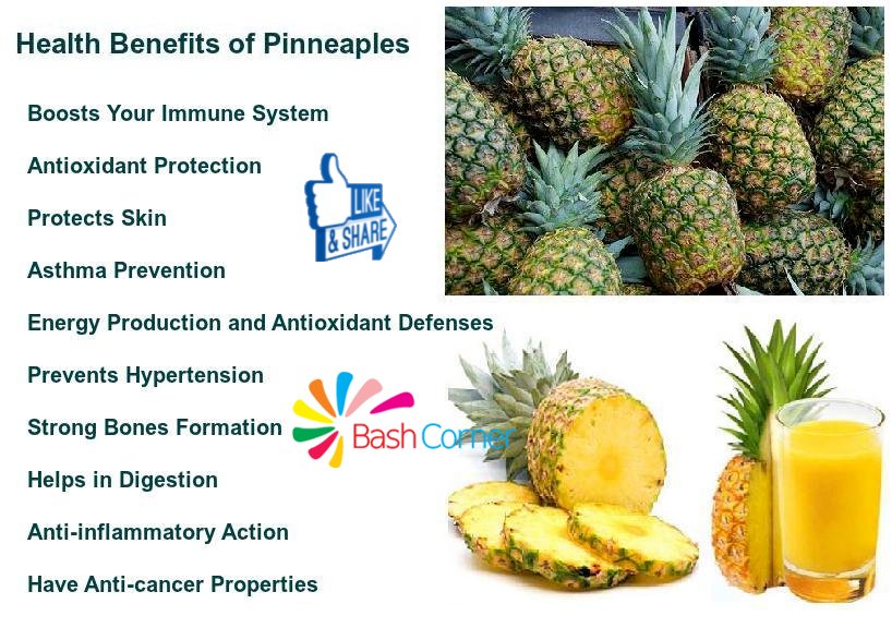 bashcorner's tweet photo. Health Benefits Of Pineapple
#bashcorner #pineapple #benefits https://t.co/NIcd70e6kj