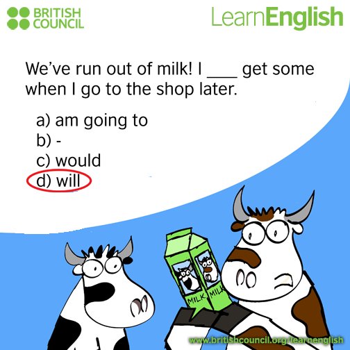 Here's your answer! For help with the #grammar of future forms, click here: ow.ly/ClcA301t2pT #LearnEnglish