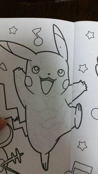 レベル2万ぐらいありそう 本気 で塗ったぬりえのピカチュウが間違った進化を果たしバッキバキボディーに ねとらぼ