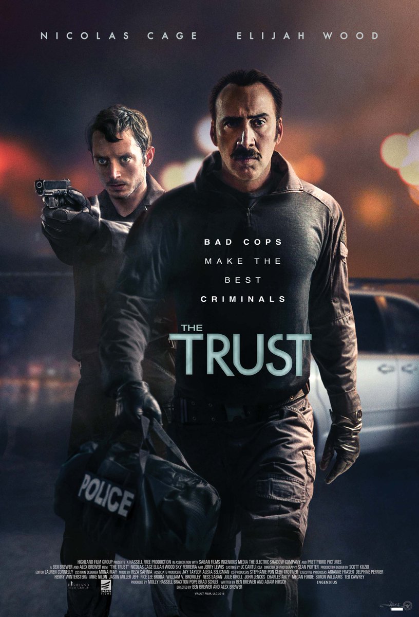 CGV_ID's tweet image. Bad cops make the best criminals. THE TRUST mulai tayang besok. Starring Elijah Wood &amp;amp; Nicolas Cage