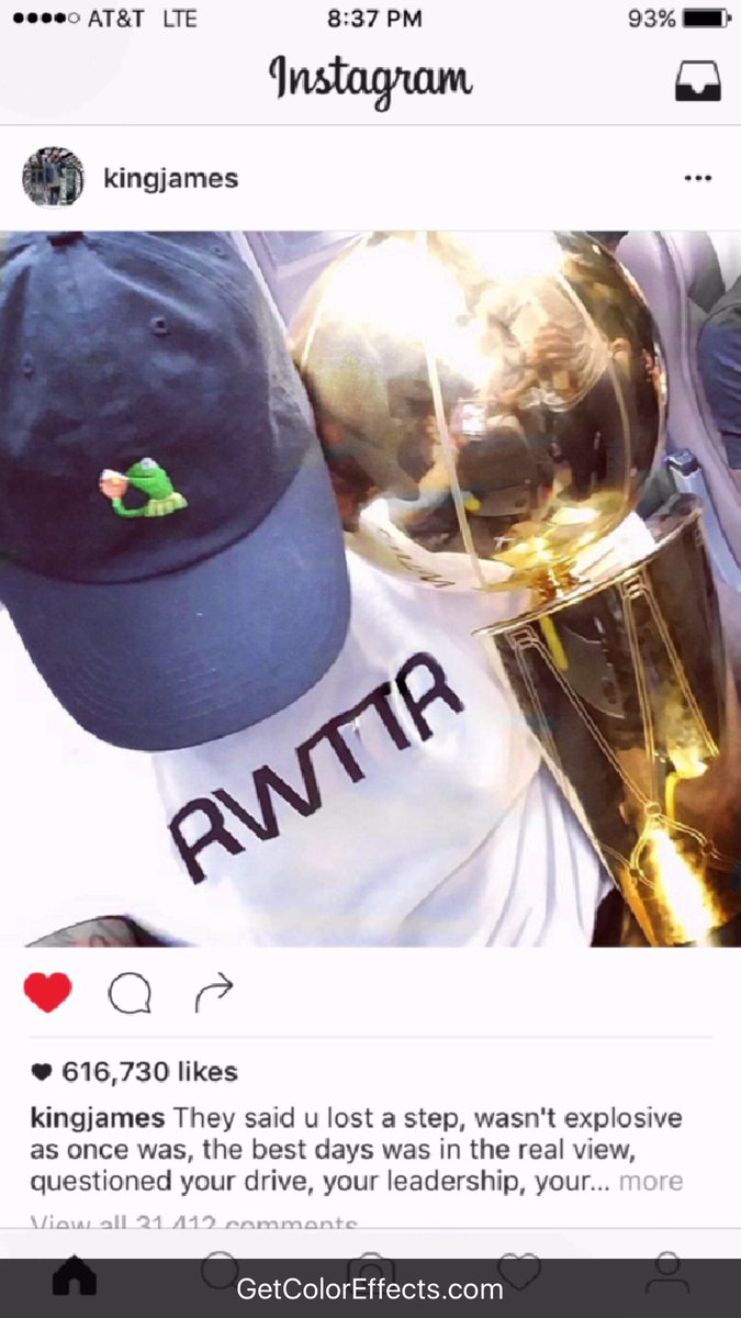 notstringmellow's tweet image. Thanks for reppin @KingJames !
#LeGOAT #RWTTR