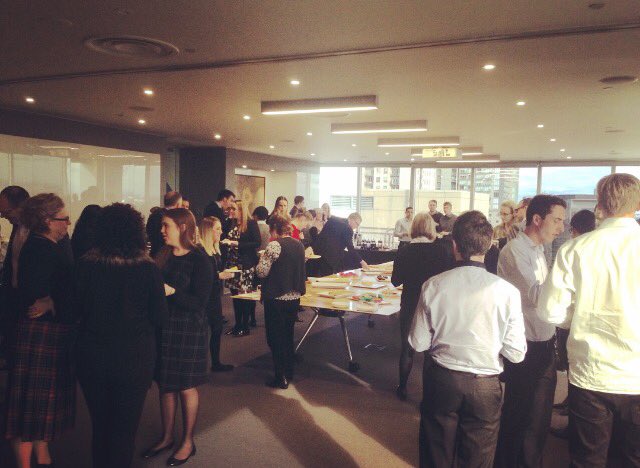 Jac_Brook's tweet photo. 🍰 @RussellKennedy_ hosts annual #biggestmorningtea to raise funds for @CancerCouncilOz 🌼 https://t.co/THbzXQpDUy