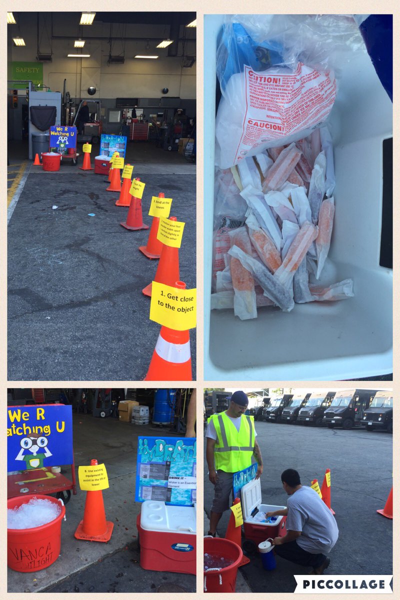 Trying to stay cool in Van Nuys today. ☀️We use the right methods 👀 even to get Popsicles! 🍨 Stay Hydrated 💧