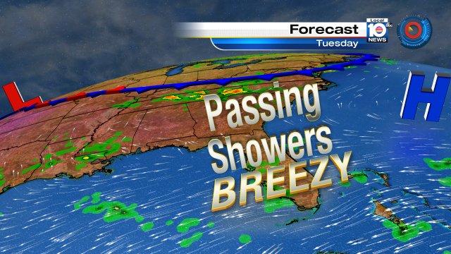 Tuesday, an easterly breeze could steer some showers across some South Florida neighborhoods. https://t.co/FEQJDSSV4R