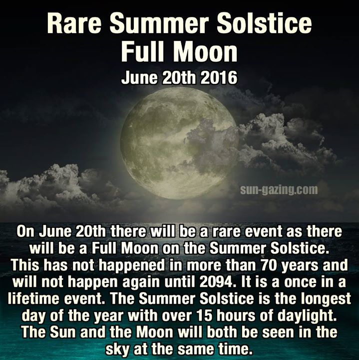 _ecotusk's tweet image. Welcome to the #FirstDaysOfSummer, rare summer solstice full moon