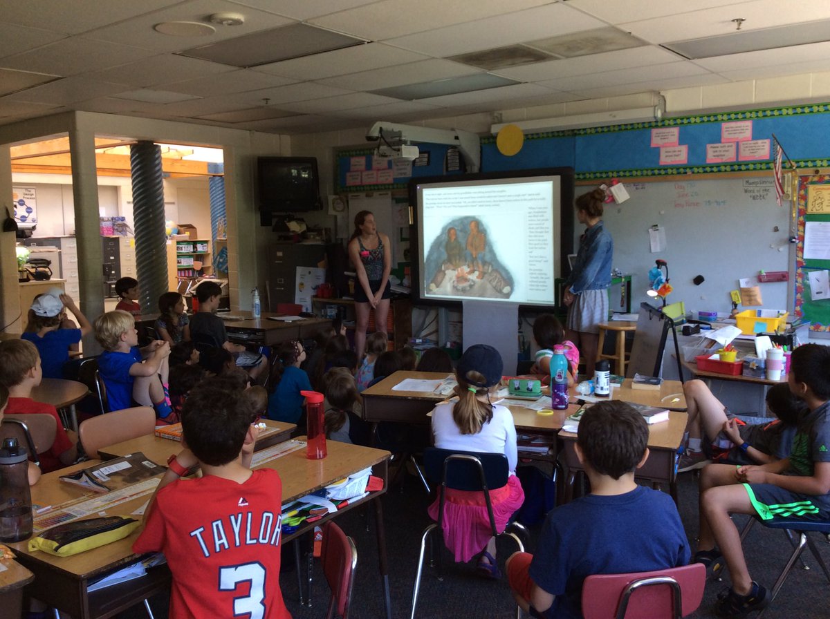 DanielsSTEMPBL's tweet photo. Former Taylor current Yorktown students present their science book with #talesfortots @HaroldPell #zroar @APSTaylor https://t.co/xUU13FfY1P