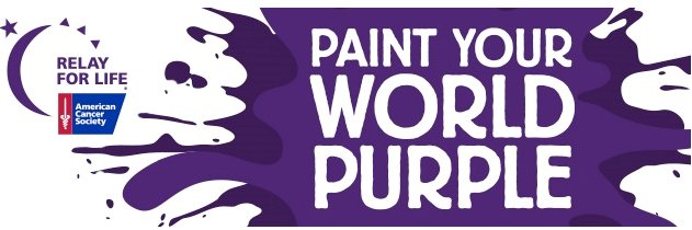 StapletonRFL's tweet image. Paint Your World Purple is our theme this year at RelayForLife! It's going to be FUN! bit.ly/1Sov4pC