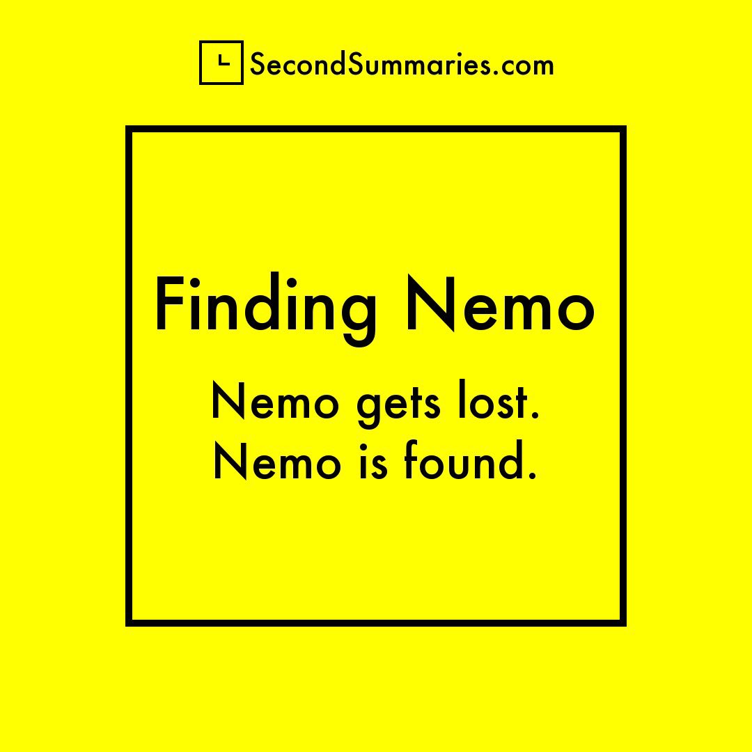 secondsummaries's tweet image. Have a hilarious summary like this? Send it to us! (link in bio) #findingnemo #findingdory #meme #memes #disney