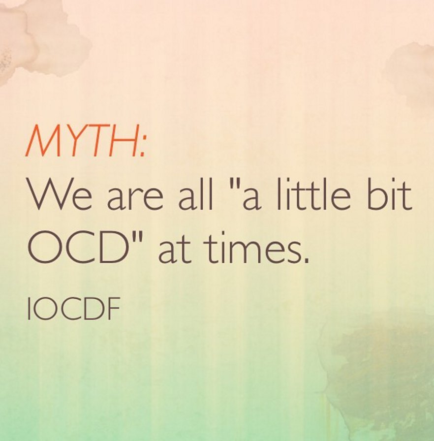 treatmyocd's tweet image. End the misinformation. #OCD is #NotAnAdjective!