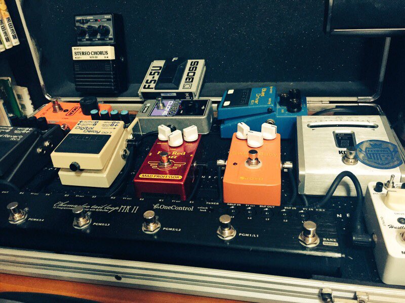 ギタリスト🎸おけらさんからの新規初投稿🙇🏻ワンコで制御👊🏻こだわり