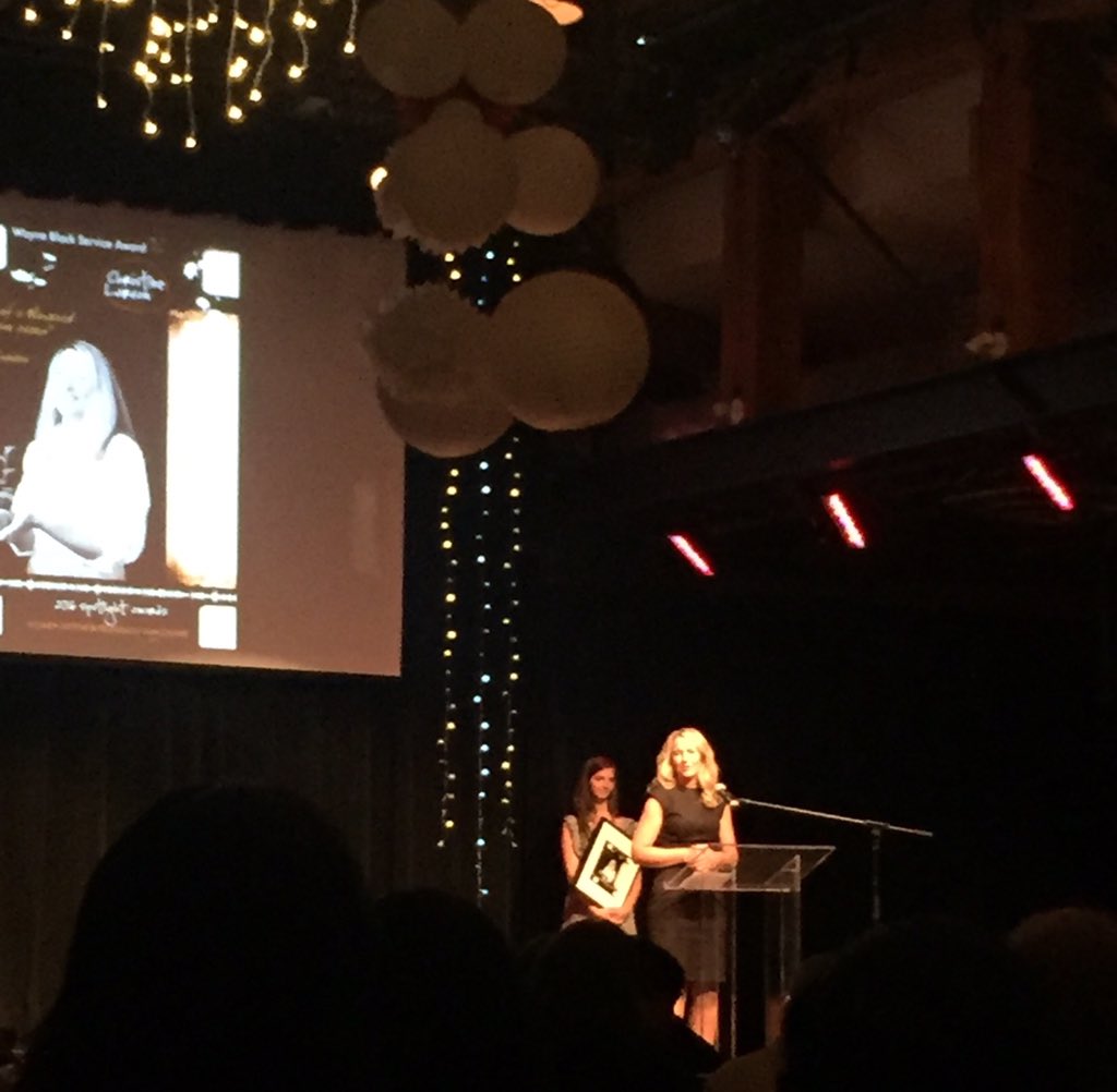 Kudos to Creative BC alum <a href="/christinelarsen/">Christine Larsen</a> on your <a href="/TeamstersCanada/">Teamsters Canada</a> 155 Wayne Black Service Award! @WIFTV #BCcreates