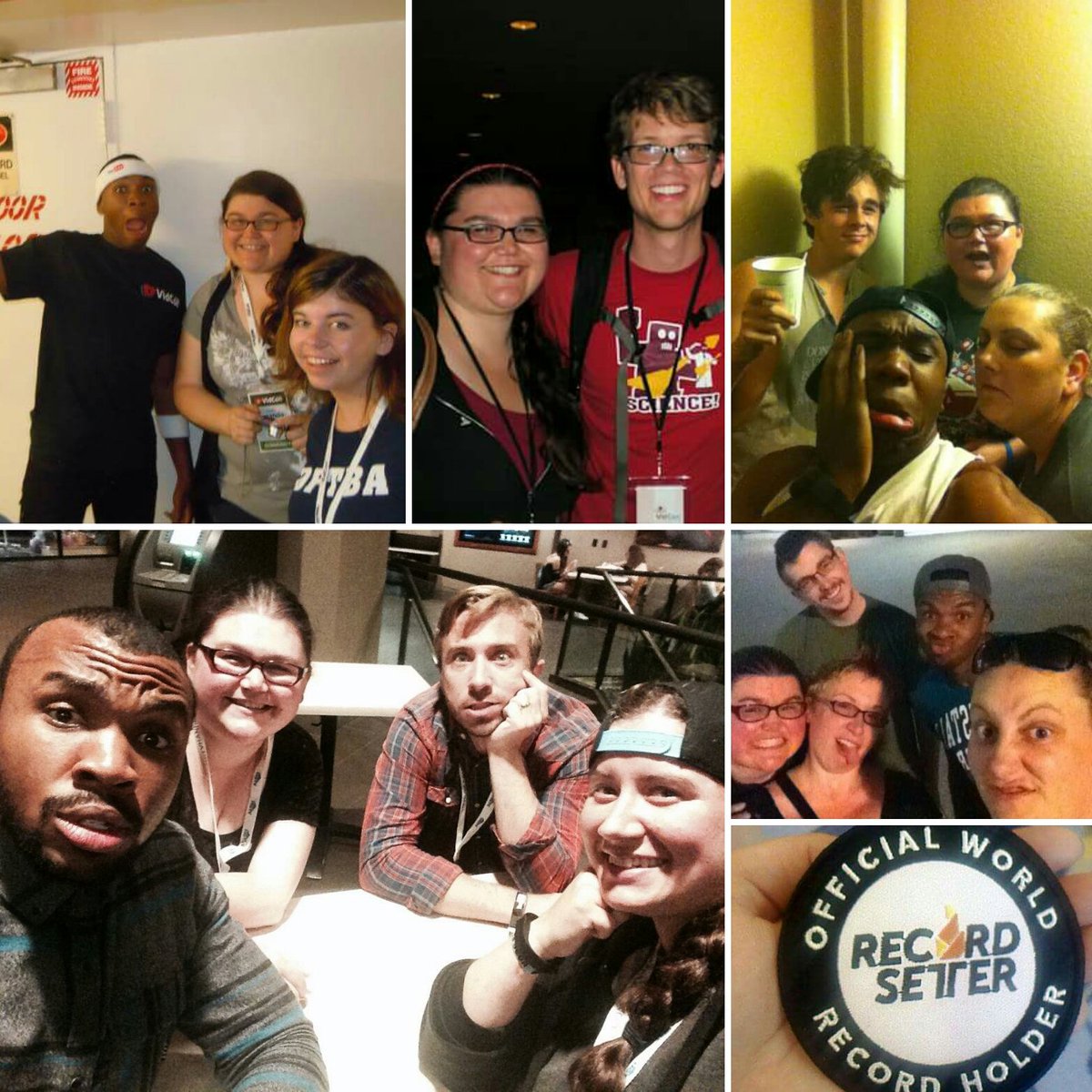 amandafacepants's tweet photo. I can't believe that so many vidcons have come and gone #vidcon2016 #vidcon7 #BeenToAllOfThem #old #friends! #happy https://t.co/L4skpTUcVn