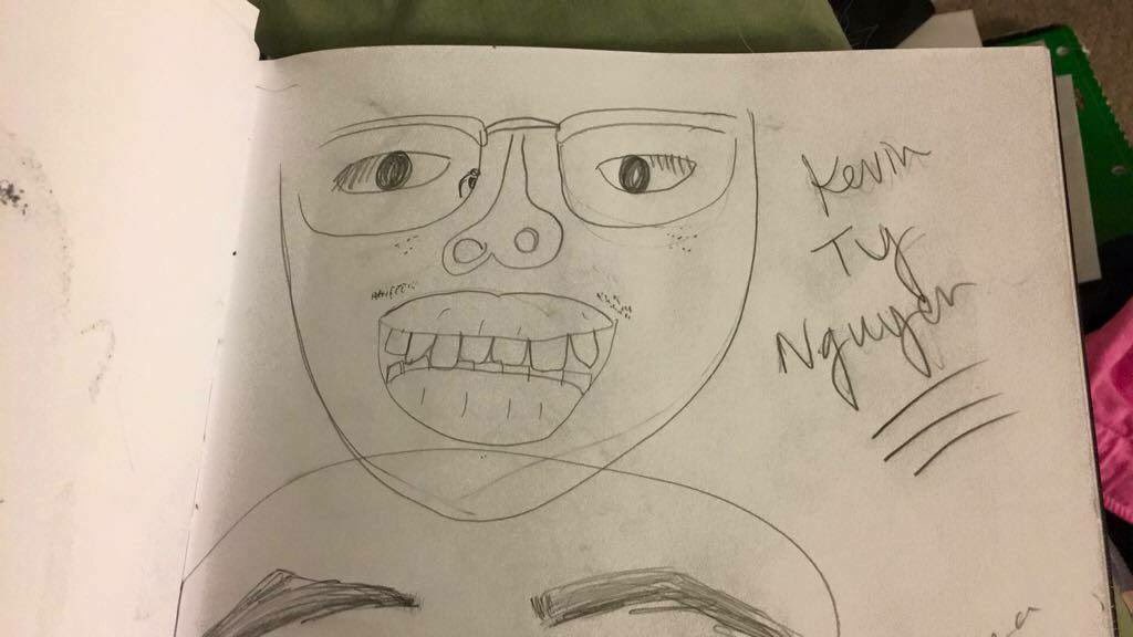 kevintnguyenz's tweet photo. A little fan art from a #KEVINATOR 👌💯 https://t.co/M9osMWTU9q