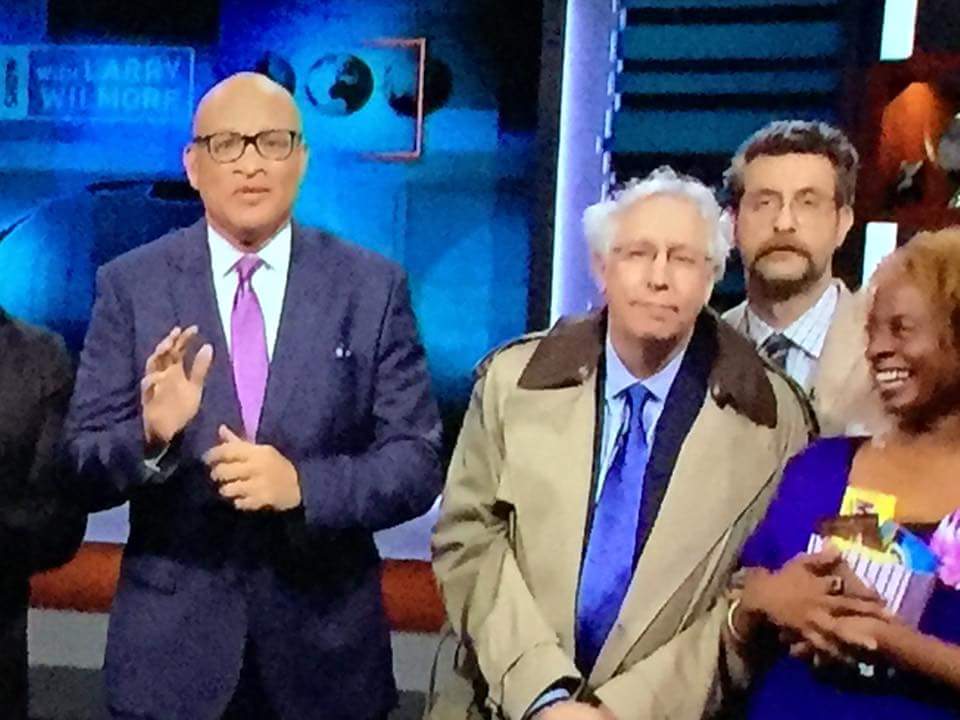 rick_crom's tweet photo. First appearance on The Nightly Show as Bernie Sanders tonight. https://t.co/0KEm7HupWz