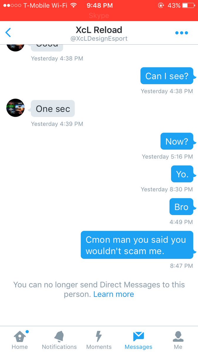 AlienOLT's tweet photo. Don't Purchase Any GFX from this guy! He scammed me! @DNR_CREW @NightRTs @ShoutRTs https://t.co/5enjuYv8aB