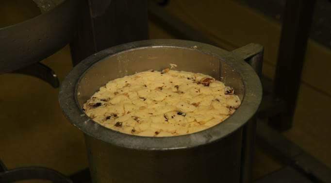 Busy at Old Irish Creamery making our Walnut cheese#oldirishcheese