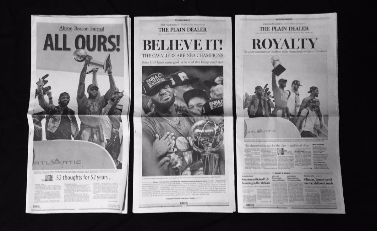 joemuscardelli's tweet photo. I haven't purchased a newspaper once in my life. Today, I bought 28 of them. https://t.co/ipWCUvRuDI