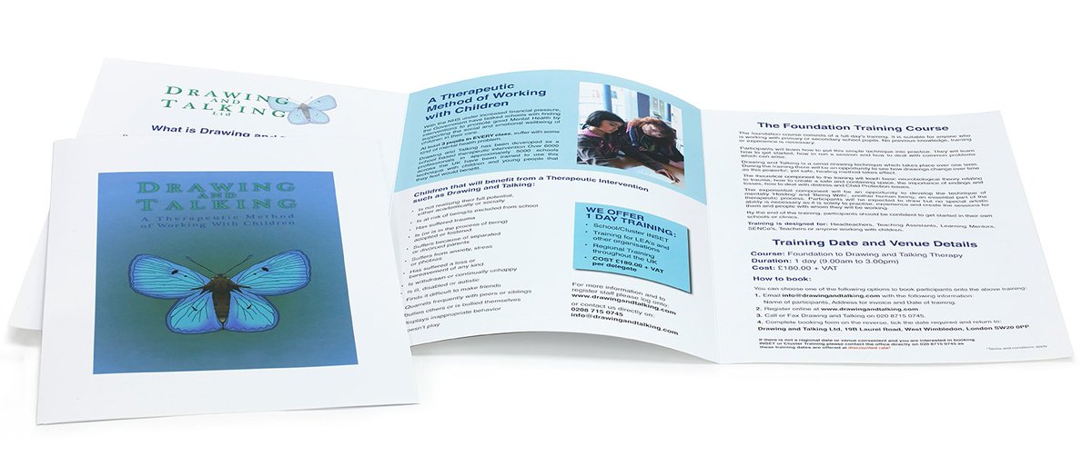6 page #FoldedBrochures - for when you've got too much content for a #flyer but not enough for a #brochure
