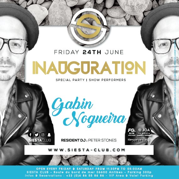 SiestaClubJoa's tweet photo. Friday 24th June, Inauguration Siesta Club 2016 w/ Gabin Nogueira
> Event : https://t.co/RnXGFRFr8Y https://t.co/kKuPz4NlMA
