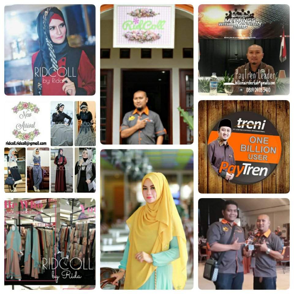 2 Bisnis yg saling memberikan 2 Sisi POSITIF
RIDCOLL Hijabs &amp; Digital PAYTREN.

Hubungi via WA - 081909783410