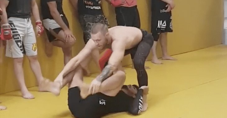 Conor McGregor showing off some interesting training in fight camp preparing for Nate Diaz bit.ly/28L13SZ