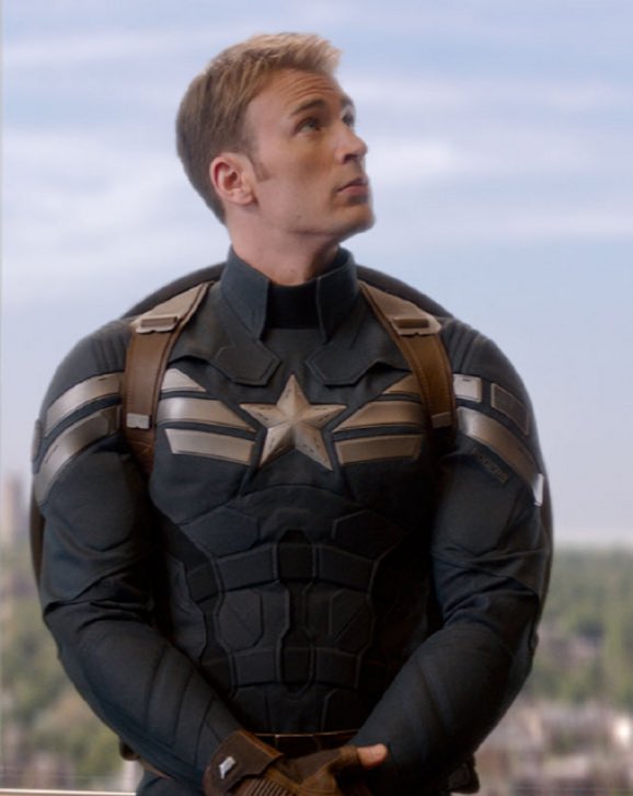 _____belladonna's tweet photo. someone let chris evans wear the blue stealth suit again please https://t.co/DrZjVAoMlP
