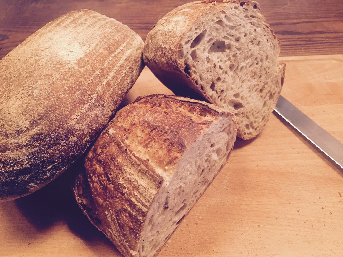 Today's Sourdough bread freshly prepared and delivered to us courtesy of <a href="/philhemings/">Phil Hemings</a> swanchapeldown.co.uk/dine/