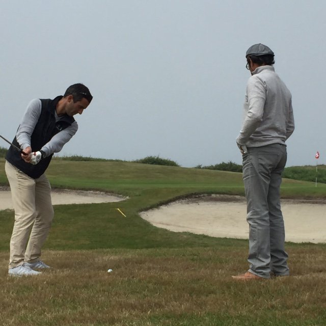 Quelques conseils de <a href="/Jean_VDV/">Jean Van de Velde</a> à Armel Le Cléac'h #Skipper ! #OpenFranceGolf