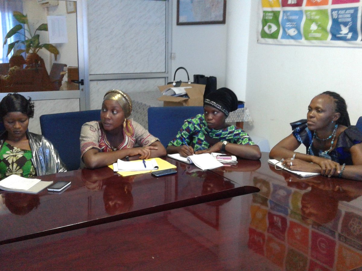 diengfk's tweet photo. #GPI2GUINEE Groupe de travail femmes, paix sécurité en réflexion. PNUD/VNU @Mahamane01 @vnu_guinee @UNVolunteers https://t.co/1LkIqusEU2