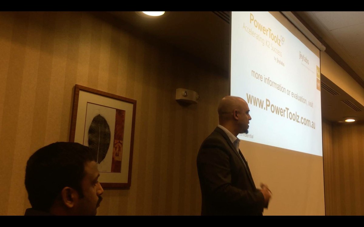 jeys's tweet photo. Gary presenting #PowerToolz for #K2 at the Advisory board meeting held at Seattle https://t.co/cLWMGy2yaQ