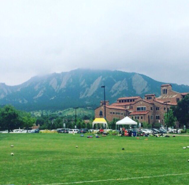 Boulder University's view was on point today! <a href="/zfenoglio/">Zach Fenoglio</a>