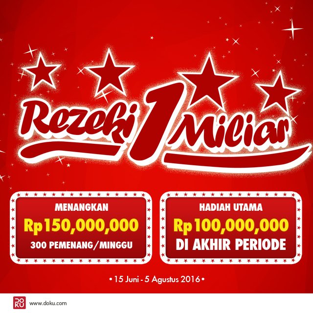 #SobatDOKU mau tau caranya gabung di #DOKURezeki1Miliar? Simak timeline kami ya! bit.ly/DOKU1Miliar