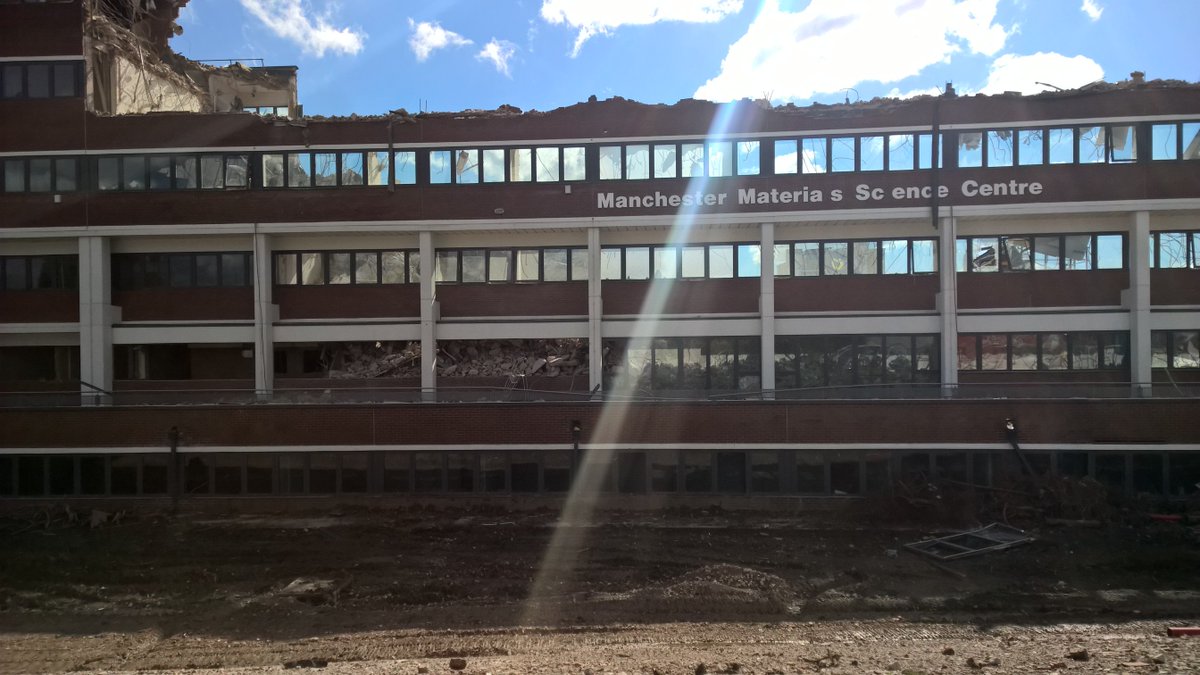 ApprenticesUoM's tweet photo. The sun has an opportunity to shine out of the  Material Science Centre before its gone forever.
@uom_mecd https://t.co/l0jkg9R1W3