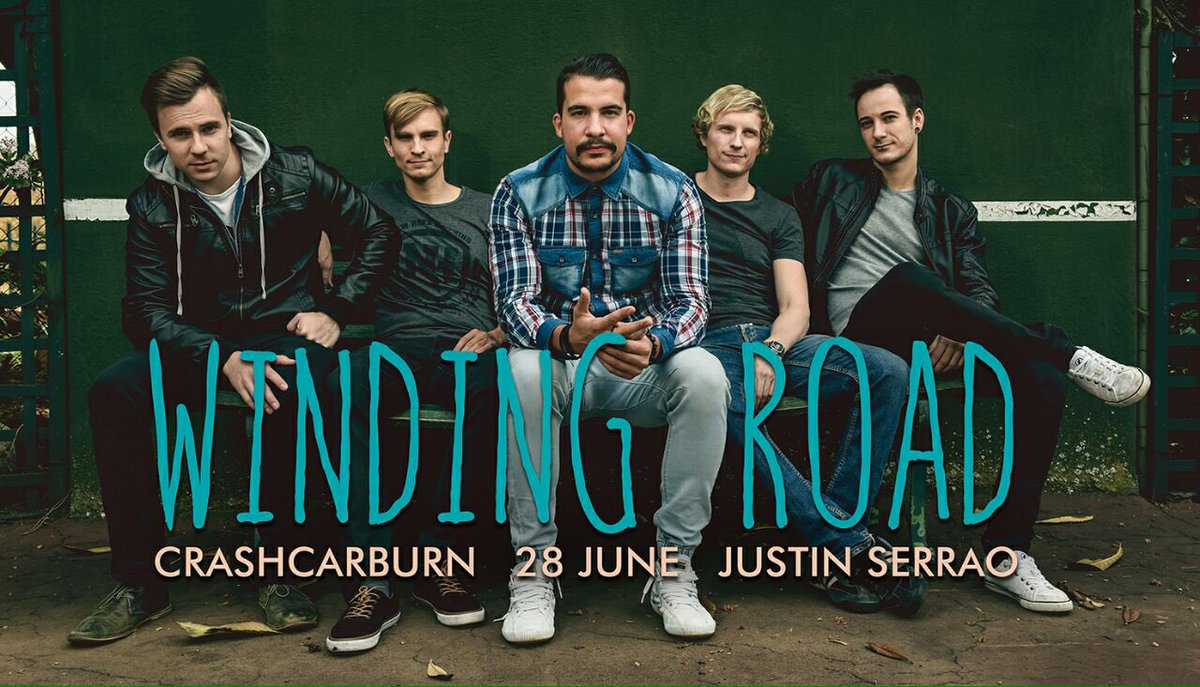 1 week &amp; #windingroad video and song will launch!! So cool to work with <a href="/crashcarburn/">CrashCarBurn</a> 
#crashcarburn #justinserrao
