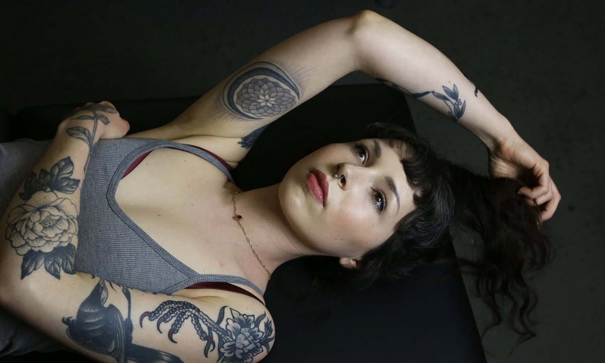 guardian's tweet photo. Can tattoos disrupt our ideas of gender and beauty? The power of tattoos on the female body  https://t.co/E7tfWM4fYx https://t.co/bqoEoImbHl