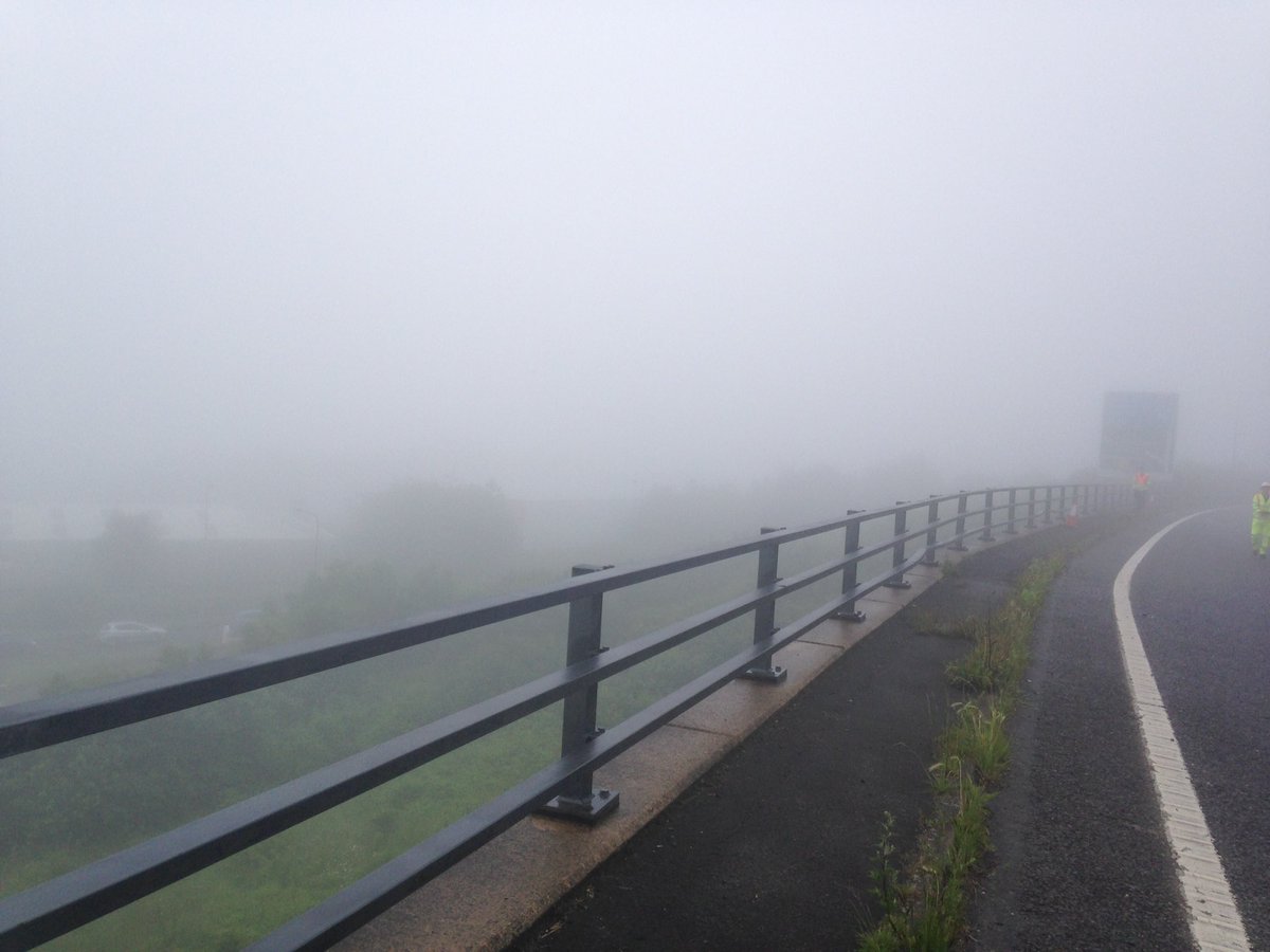 Even if it's not foggy enough for fog lights for the love of Pete put your headlights on!!! AE