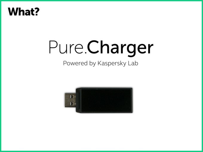 KasperskyES's tweet photo. Con #purecharger podrás cargar de forma segura el móvil en lugares públicos https://t.co/GvbSjS6SMZ #Kickstarter https://t.co/5kOsu5wbzH