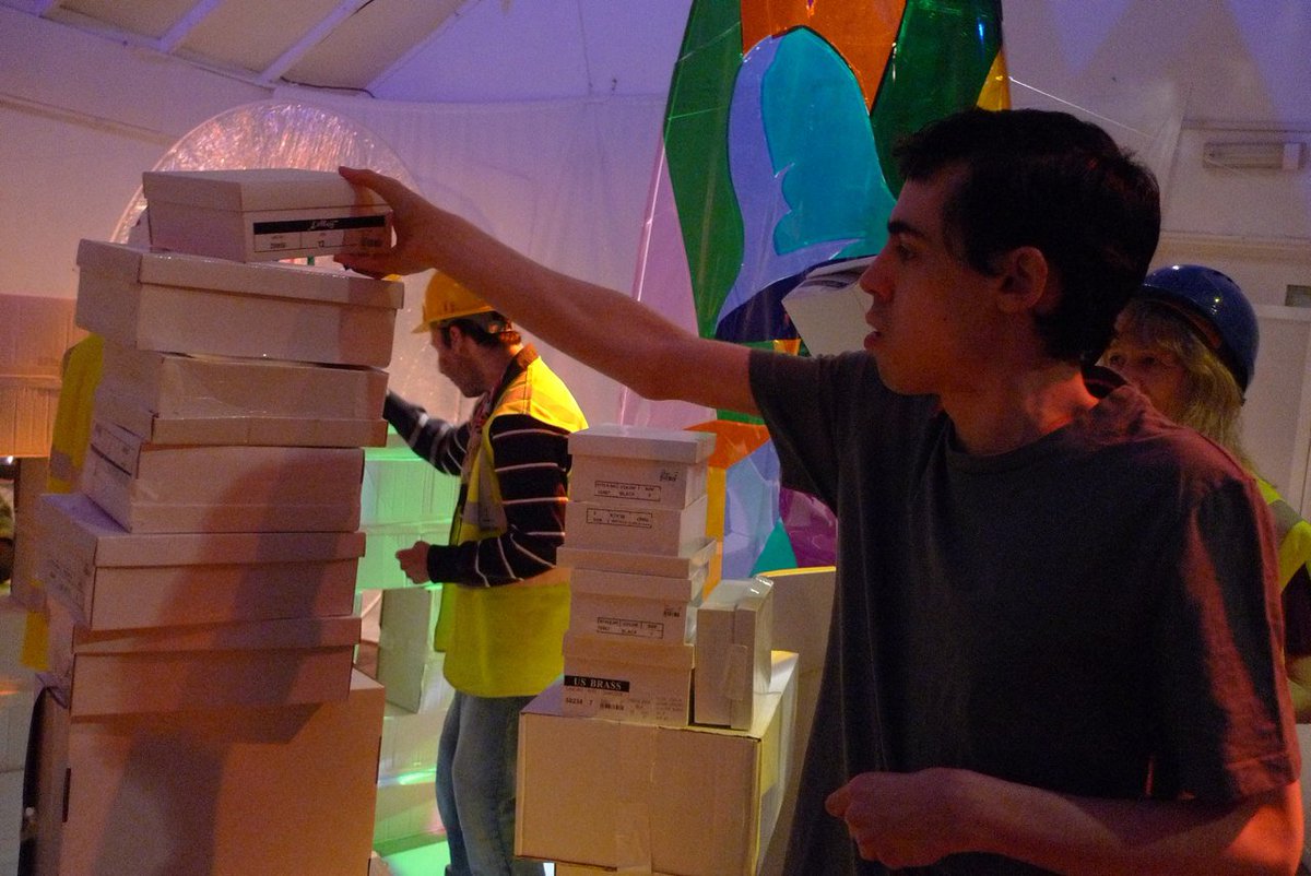 InnerSenseArts's tweet photo. Can we fix it? Yes we can! Last week, the participants helped Bob the Builder to renovate a cathedral! https://t.co/ez4h3f23Rr