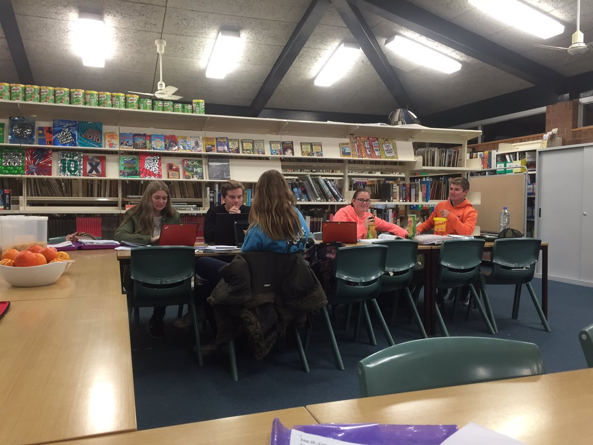YassHighSchool's tweet photo. Awesome turn up @ #seniorstudy tonight despite yucky weather - 4 teachers offering support & 15 kids. Go Yr 11 & 12! https://t.co/siYa6tVpHC