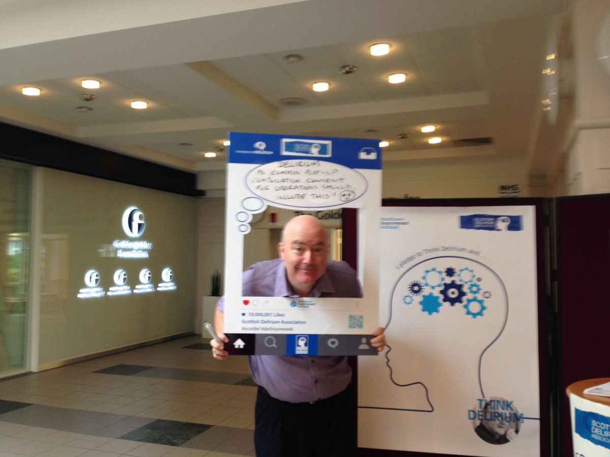 GeraldineMars11's tweet photo. @NHSGGC @iangarethreeves leading the way #deliriumweek https://t.co/8LVJm2mfUL