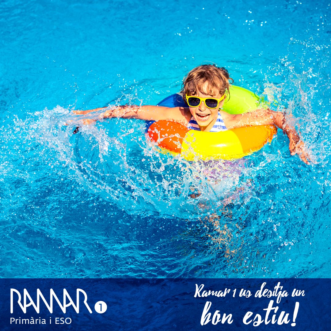 GrupRamar's tweet photo. Avui acaben les classes a #Ramar1 i #Ramar2. Direcció, professors i personal de servei us desitgem un #bonestiu! https://t.co/r1HlLzHaCE