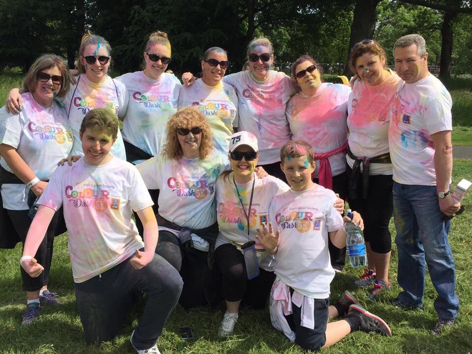 barbgeoghegan's tweet photo. #colourdash2016 #irishcancersociety 💛💙💜💚💕 https://t.co/fGauiTEL0T
