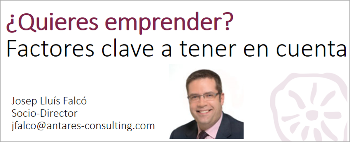 AntaresConsult's tweet photo. #EmprenderBCN2016
¿Quieres emprender? @Josep_Falco inicia su ponencia sobre los factores de éxito a tener en cuenta https://t.co/WZQV1WDE2o