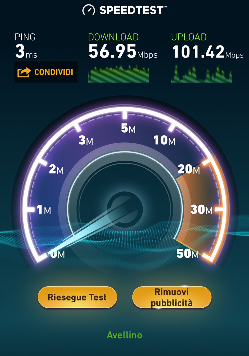 twcarmine's tweet photo. Primi Test Fibra periferia di Avellino per informazioni #cpcommunication https://t.co/uO58K45Edw