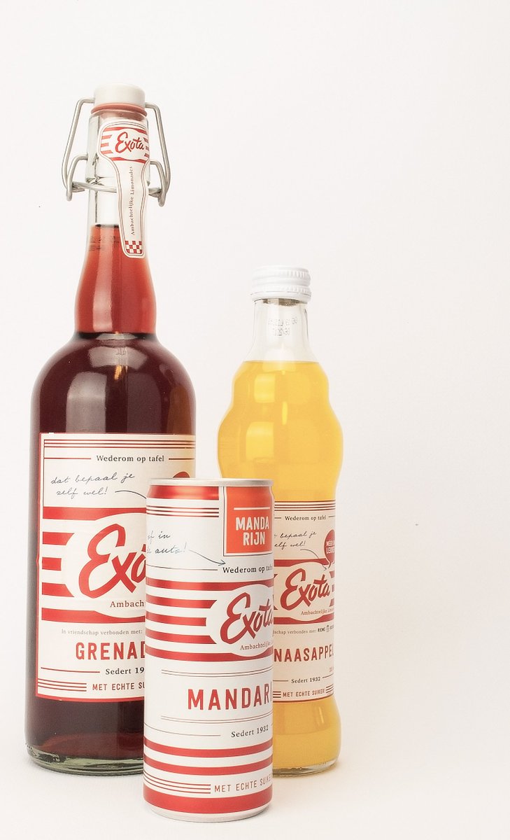 Exota_Limonade's tweet photo. #Zomer: tijd voor de #BBQ! Hoe serveer jij #Exota Limonade het liefst in #beugelfles, kleine #fles of in #blik? https://t.co/jJ7C43r5De