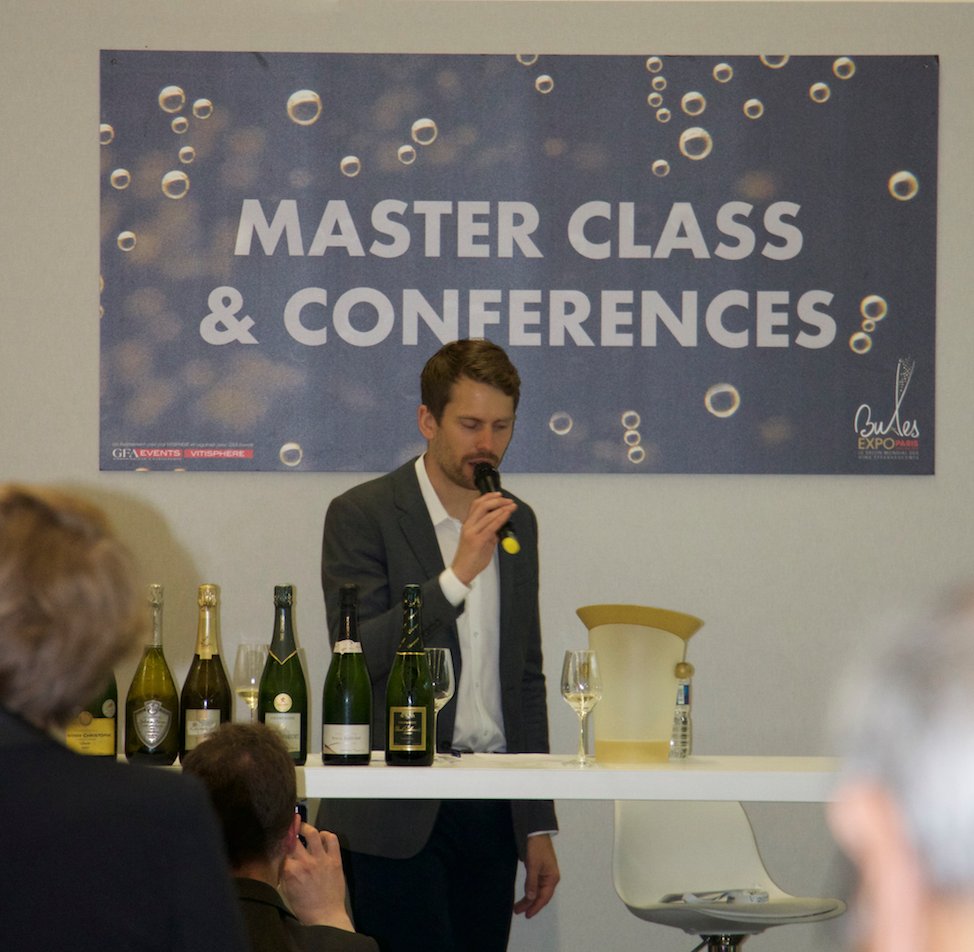 Hubinfos's tweet photo. Deux beaux Master Class #Champagne de @ArvidRosengren et Philippe Faure-Brac hier au salon #BullesExpo Pais ! #vin https://t.co/SDQRFgrK9J