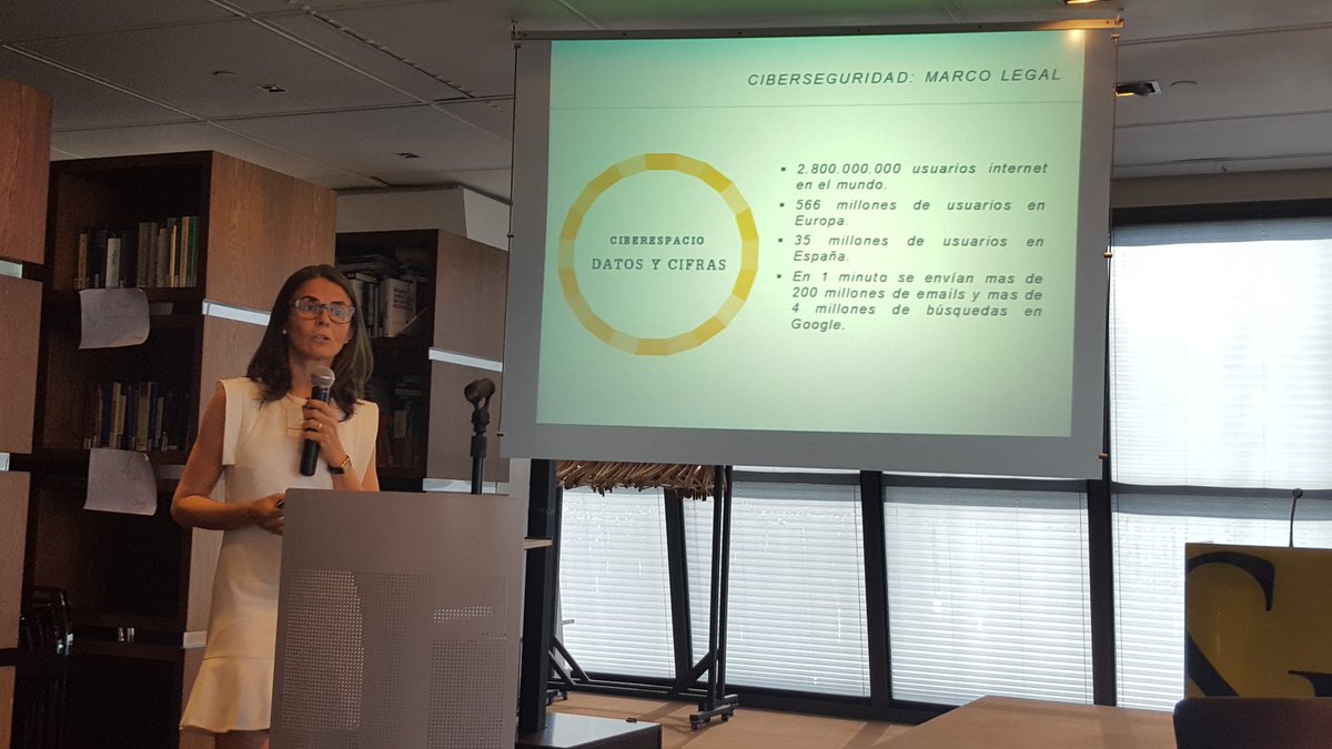 K2Iberia's tweet photo. Isabel Crespo de @gomezacebopombo habla del #ciberespacio y el marco legal de #ciberseguridad en España y Europa https://t.co/dcf0I3FCys