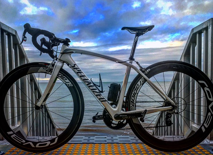 real_chels's tweet photo. Getting the job done with this babe. #exploretnq #iamspecialized #cycle https://t.co/tgXw3QLeLx